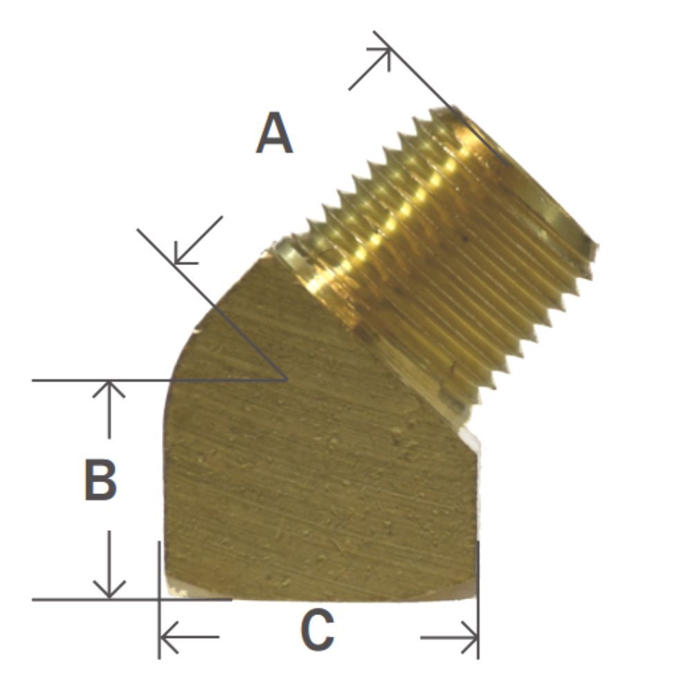 set 2 brass hose fittings a 90 degree elbow - Mauritius