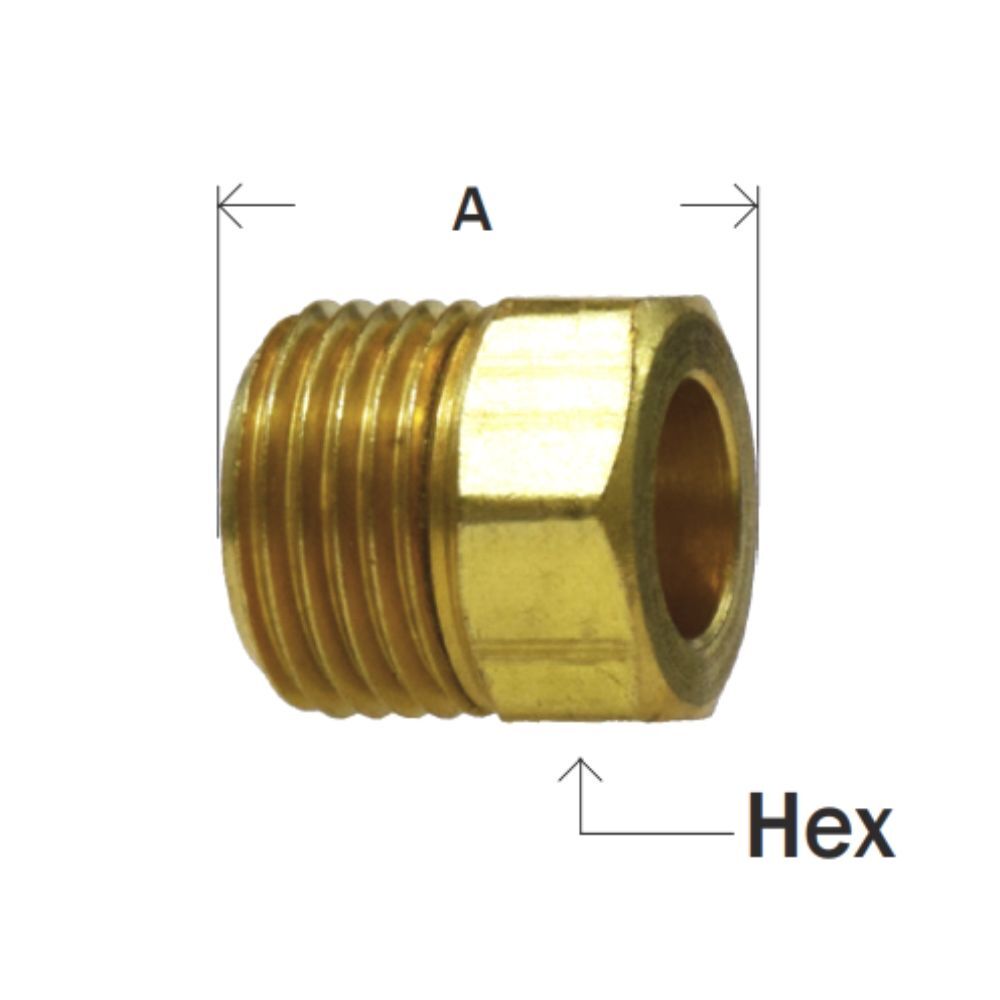 Brass Nut
