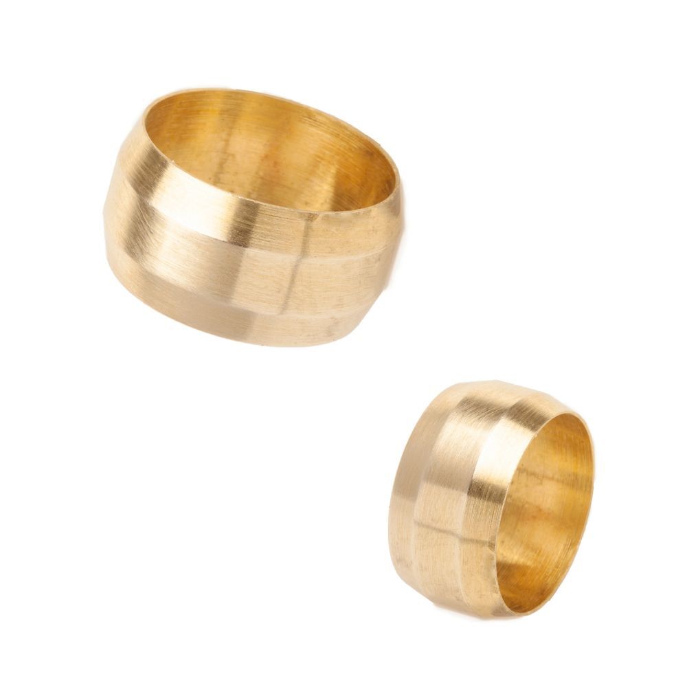 DOT Air Brake Brass Fittings - Nylon Tubing Sleeve