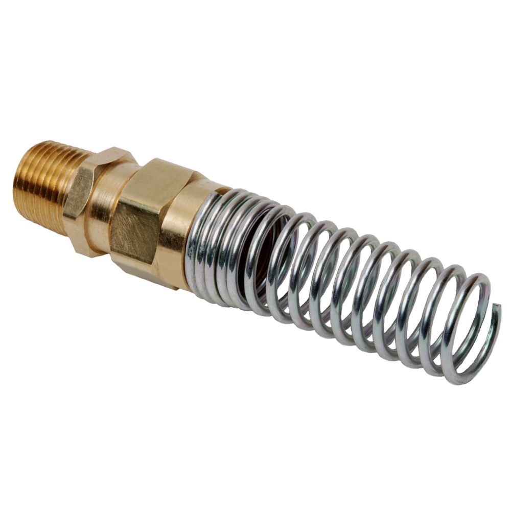 DOT Male Adapter With Spring Guard